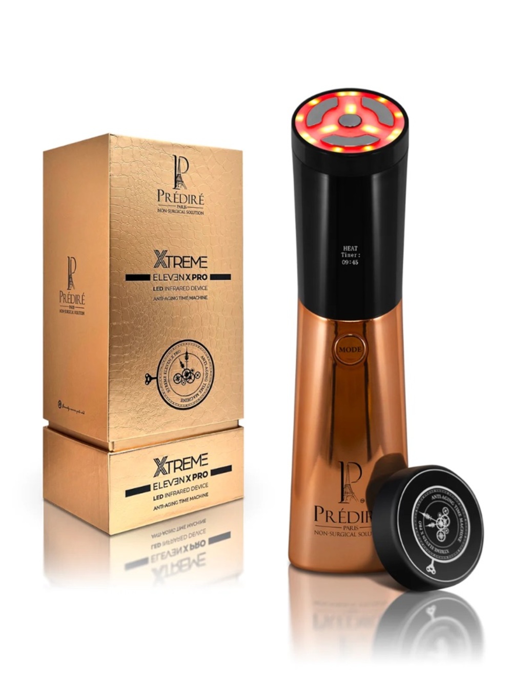 Prédiré Eleven 11-X Pro LED Infrared Anti-Aging Facial Skincare Device NIB